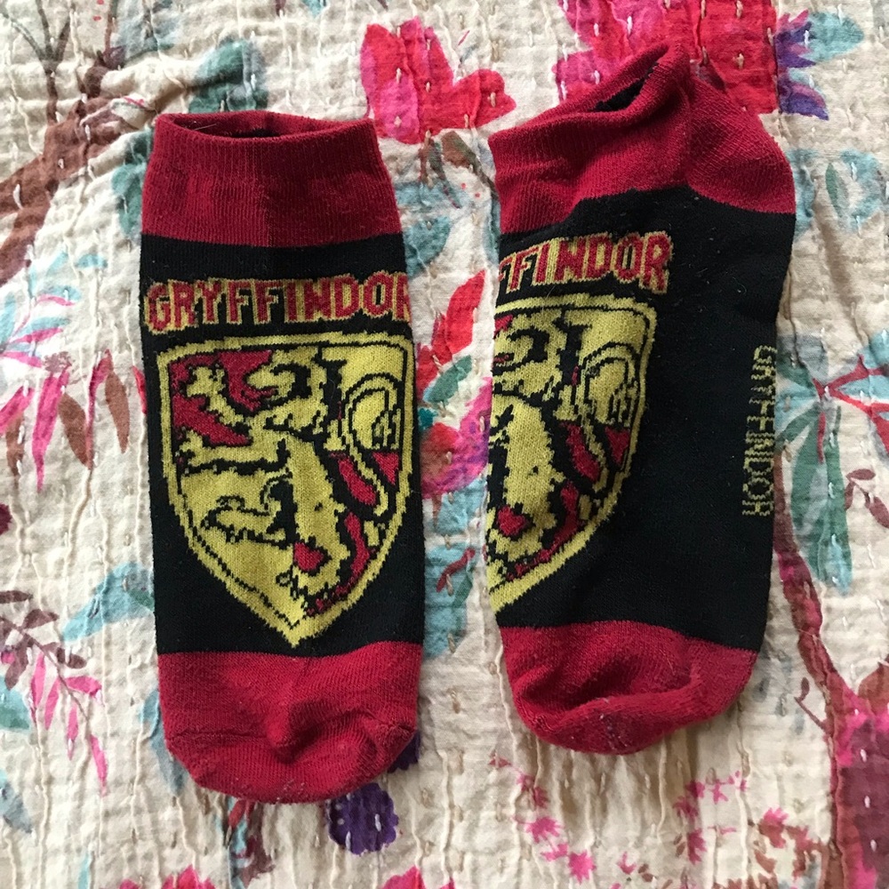 Bundle up! Socks 3 for $5: Gryffindor House socks
